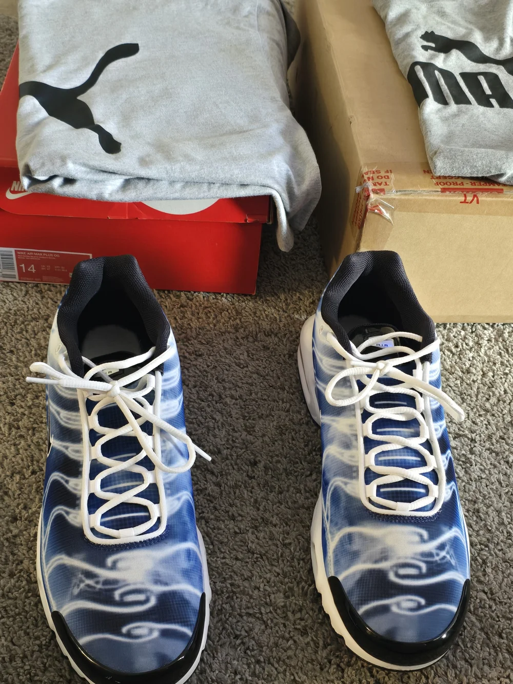 Nike Air Max Plus OG TN New No Insoles Provided Bundled Size 14